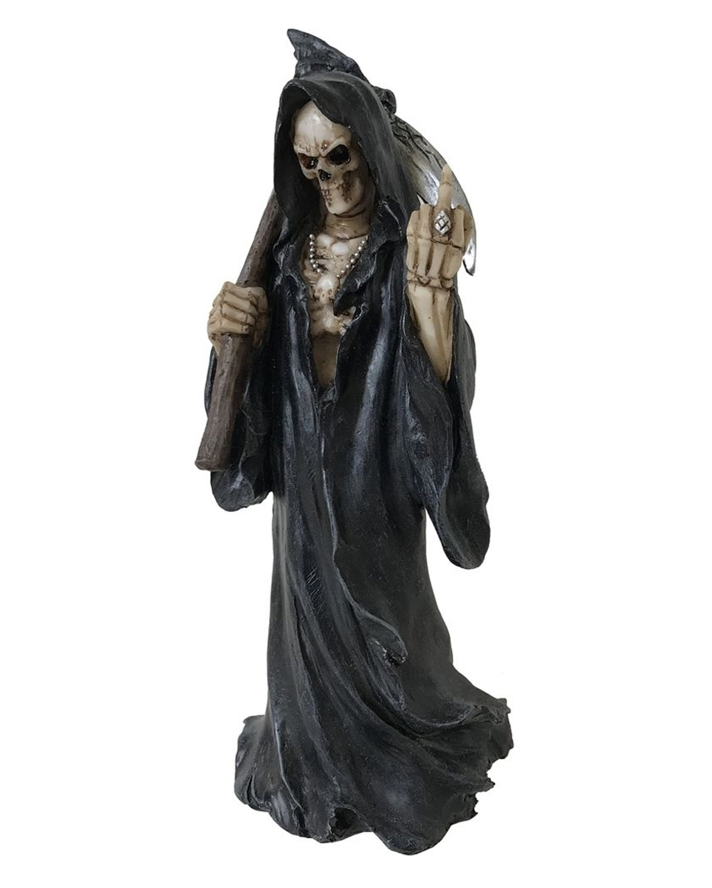 Ninja Skull Ornament Gothic Head Art Statue Figurine Skeleton Horror Dead 