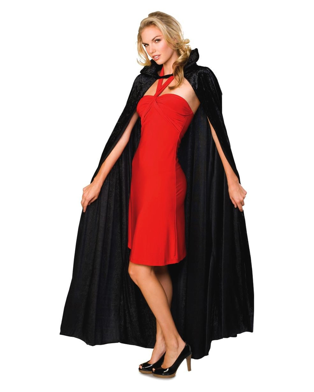 Halloween Unisex Cosplay Vampire Cape Dracula Devil Cloak Fancy Long Dress Smock