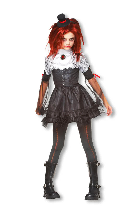Edgy Vamp Child Costume Vampiress Outfit for ChildrenChild Vampire