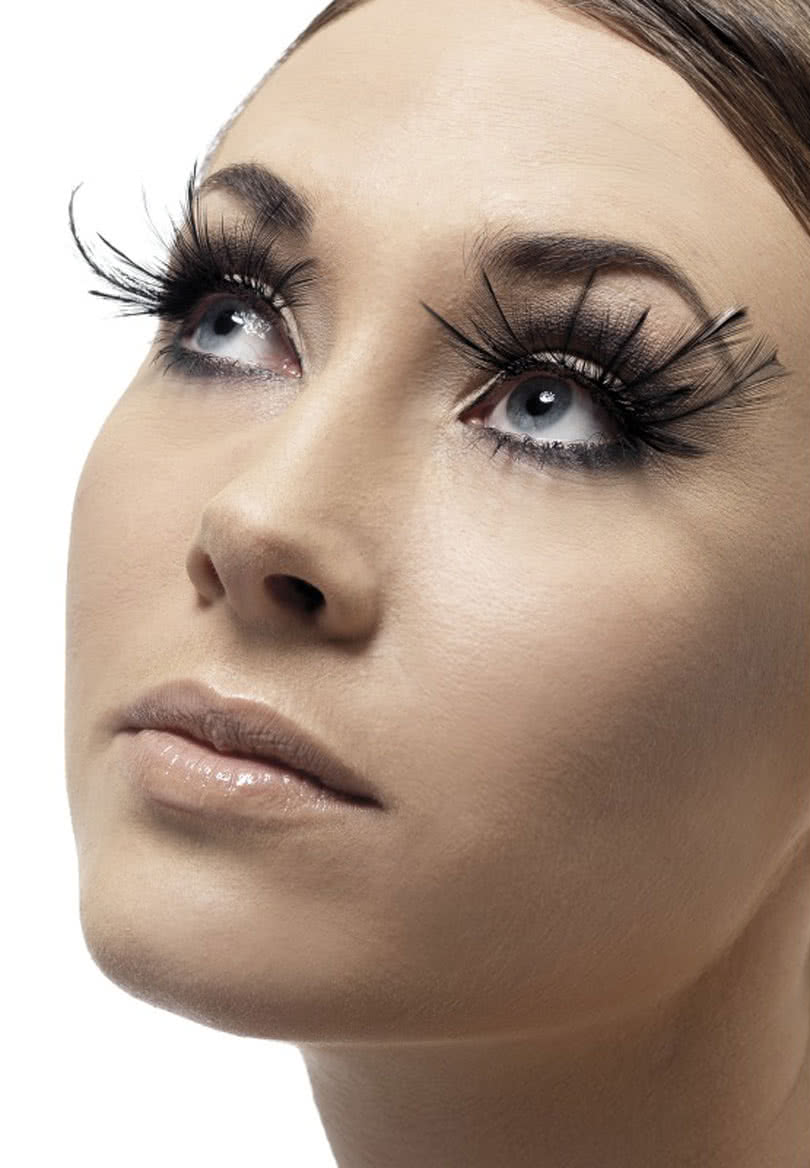 Feather Lashes Black | Artificial 