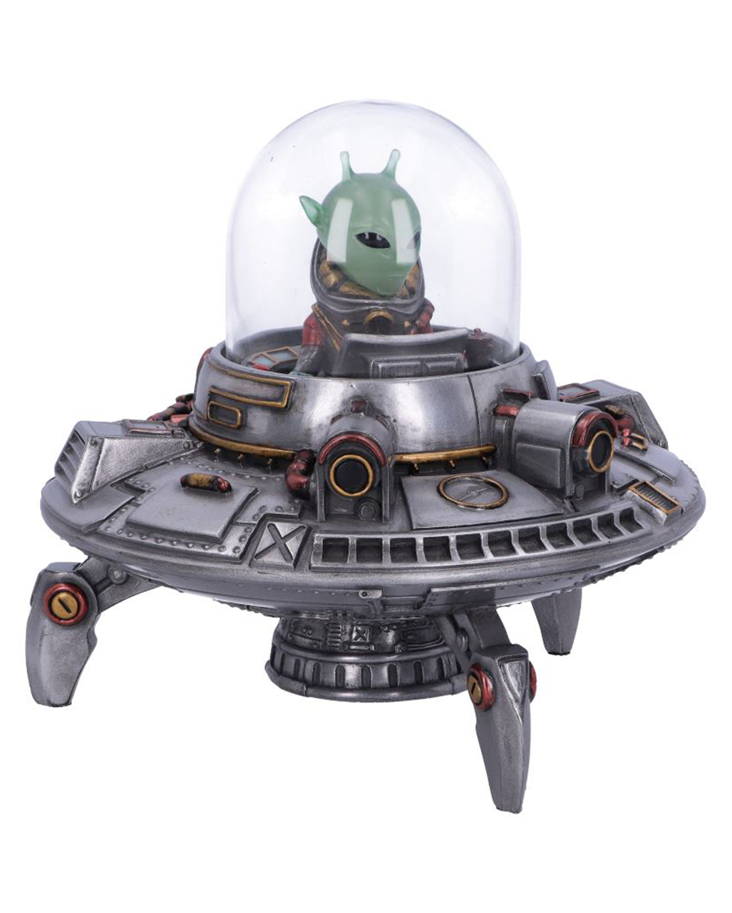 First Contact Alien & UFO Figure 14cm Sci-Fi Deco 
