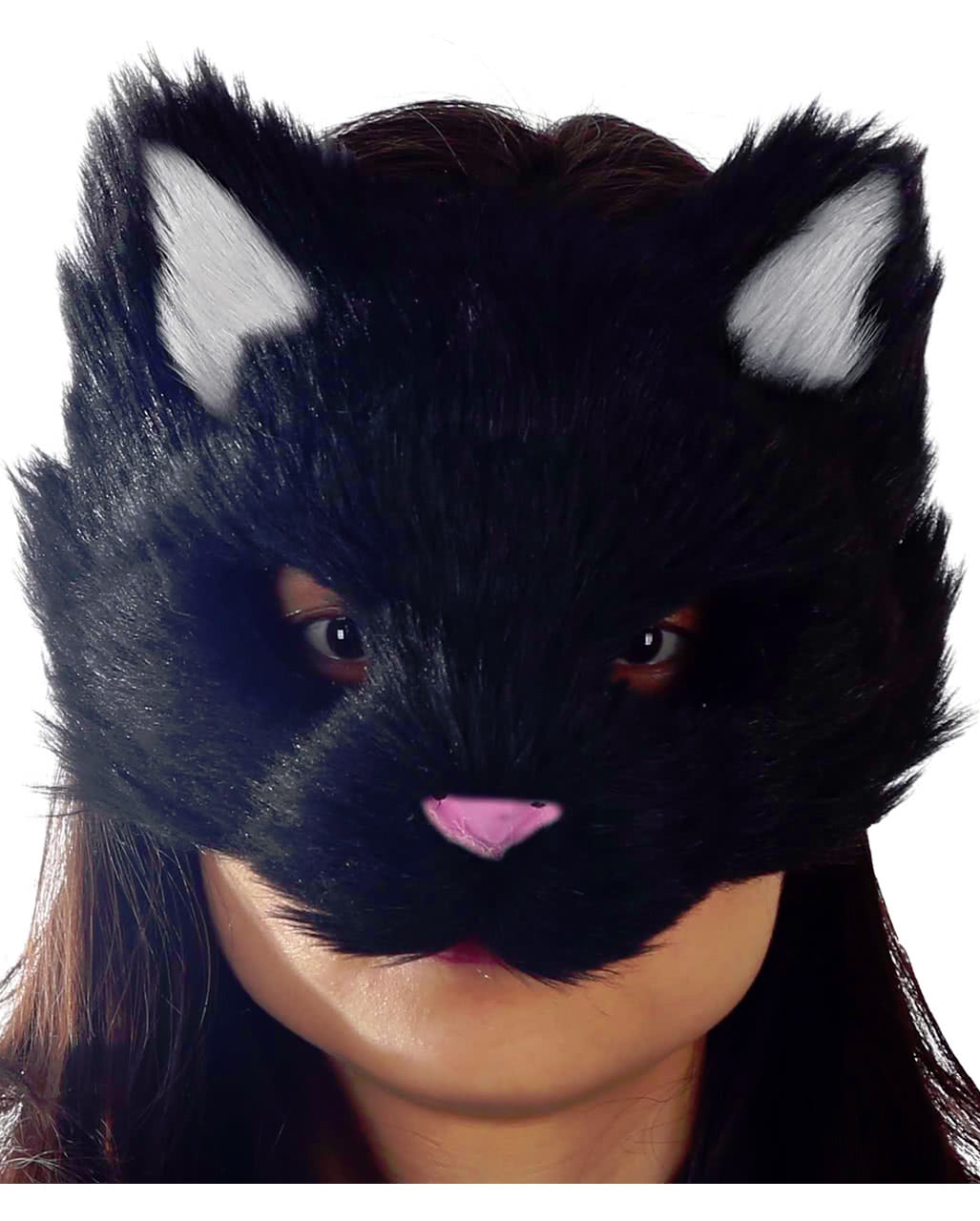 Furry Animal Adult Costume Half Mask 