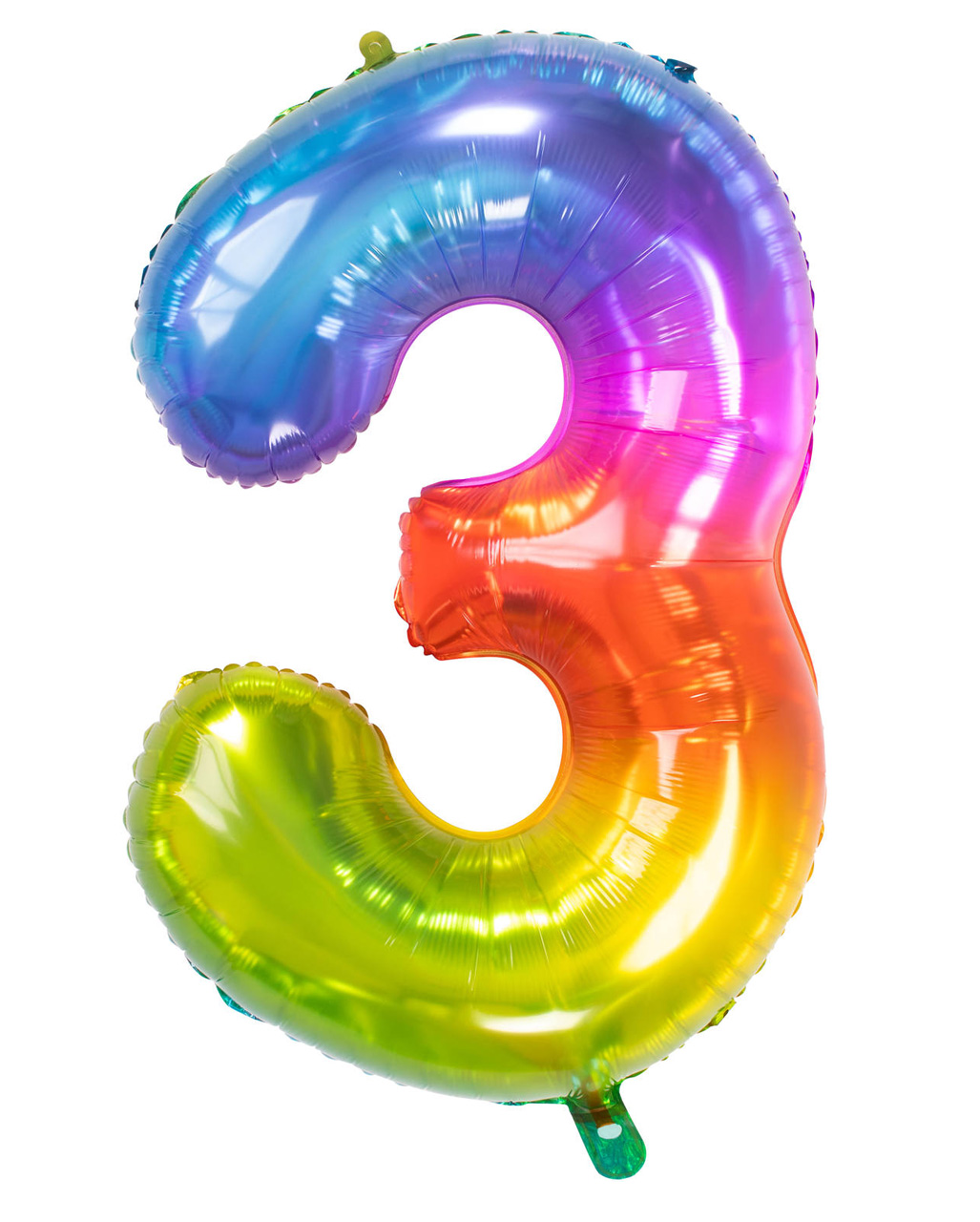 onehous 40 Inch Rainbow Number 2 Balloon Helium Foil Mylar Big Number Balloon Digital with Pink Blue Latex Balloons and Ribbons Large Gradient Helium Balloon Birthday Party Decorations