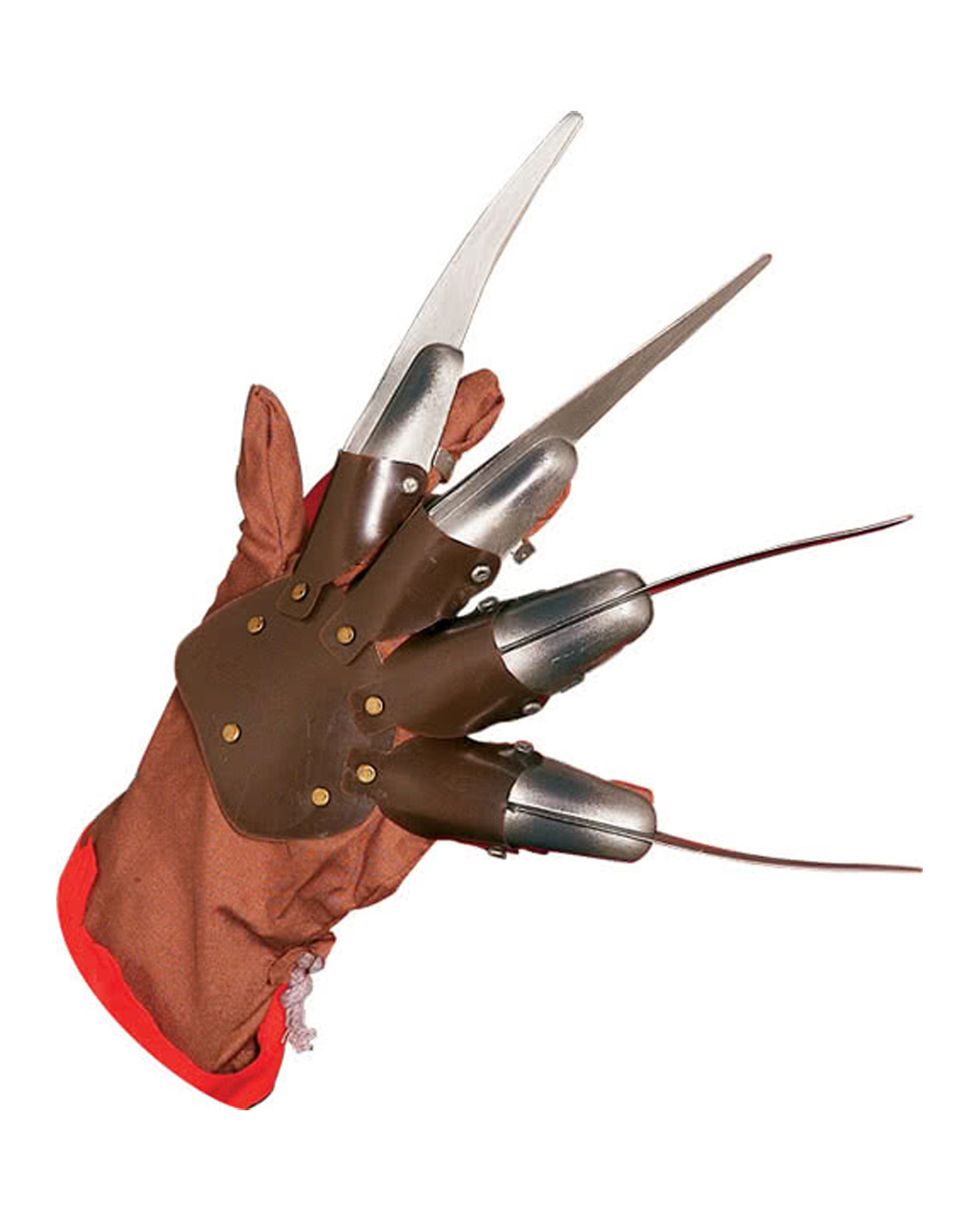 Freddy Krueger's Halloween Polyester Glove One 1 Size Fit Pretend Plastic Blades 
