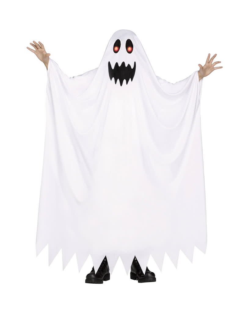 Kostüm teuflischer Dämon Geist mit leuchtende Augen für Kinder Jungen Halloween 