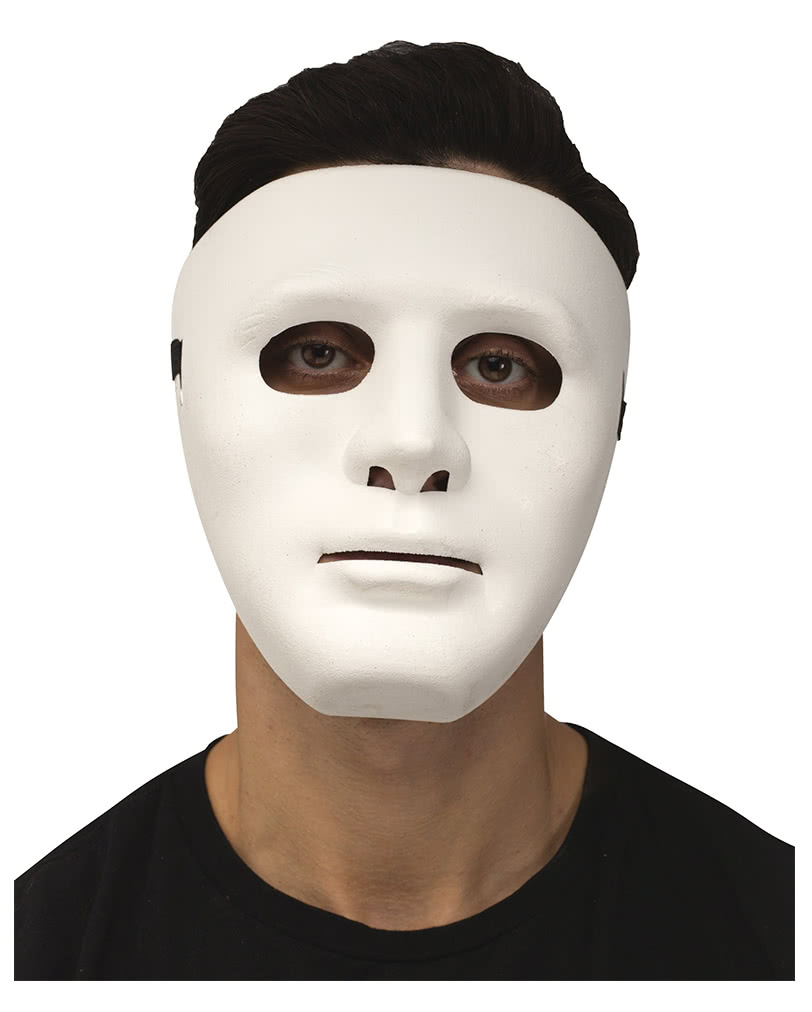 Face mask white | Halloween accessory | horror-shop.com