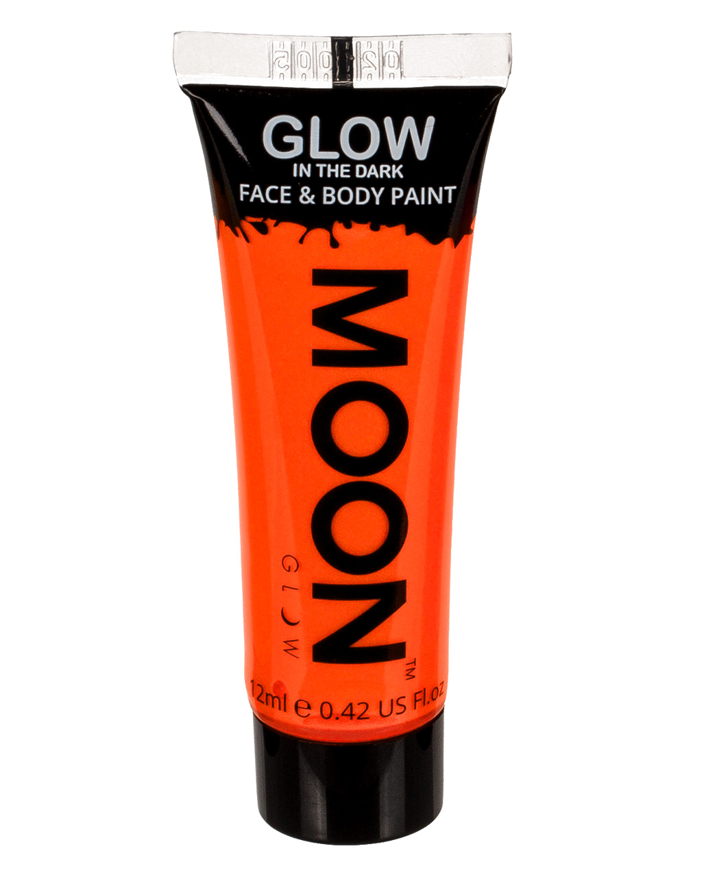 Glow In The Dark Make Up Neon Orange Fluoreszierend Horror Shop Com