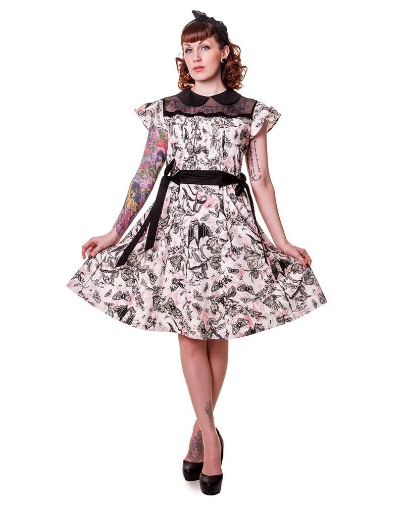 Petticoat Kleid mit Schmetterling Print