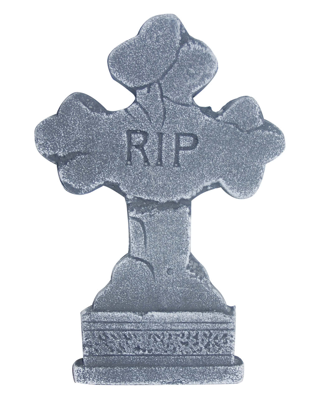Gravestone cross RIP round 36 cm | Halloween decoration | horror-shop.com