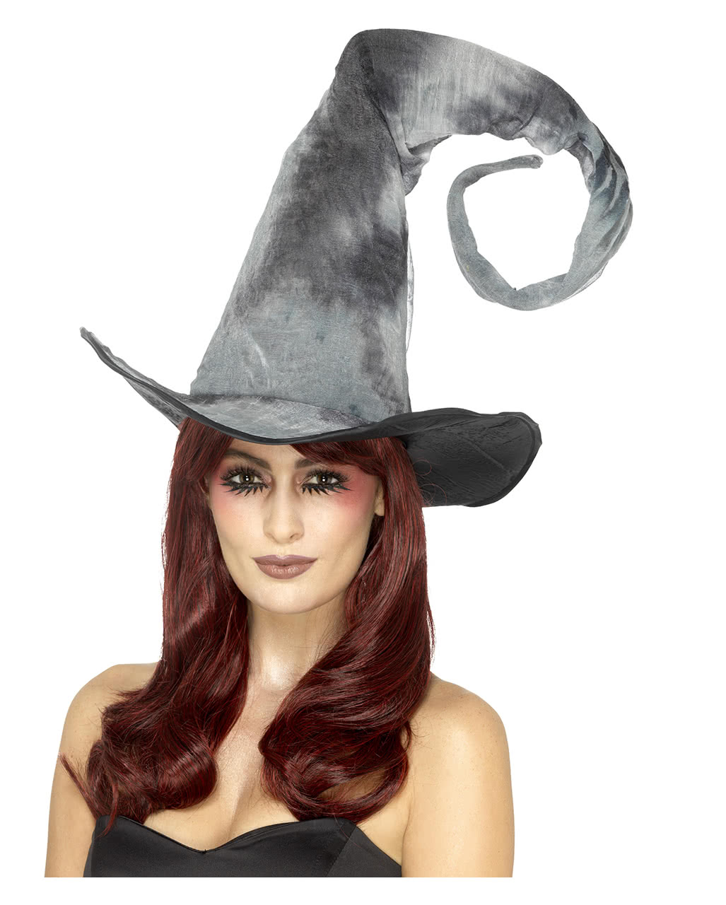 Gray Witch Hat Deluxe for Gothic & Halloween costume | horror-shop.com