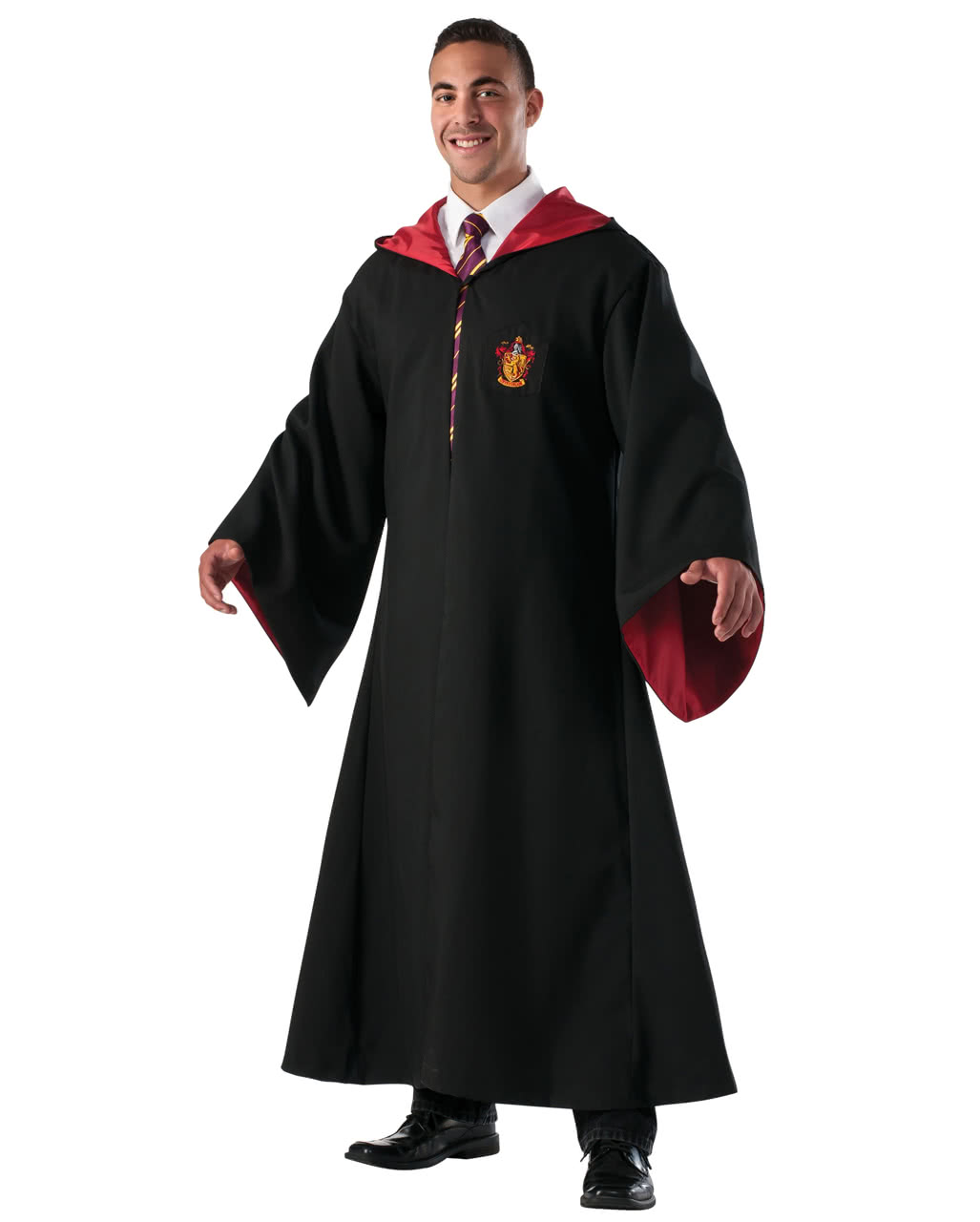 DE Harry Potter Kostüm Robe Mantel Umhang Krawatte Gryffindor Slytherin Karneval