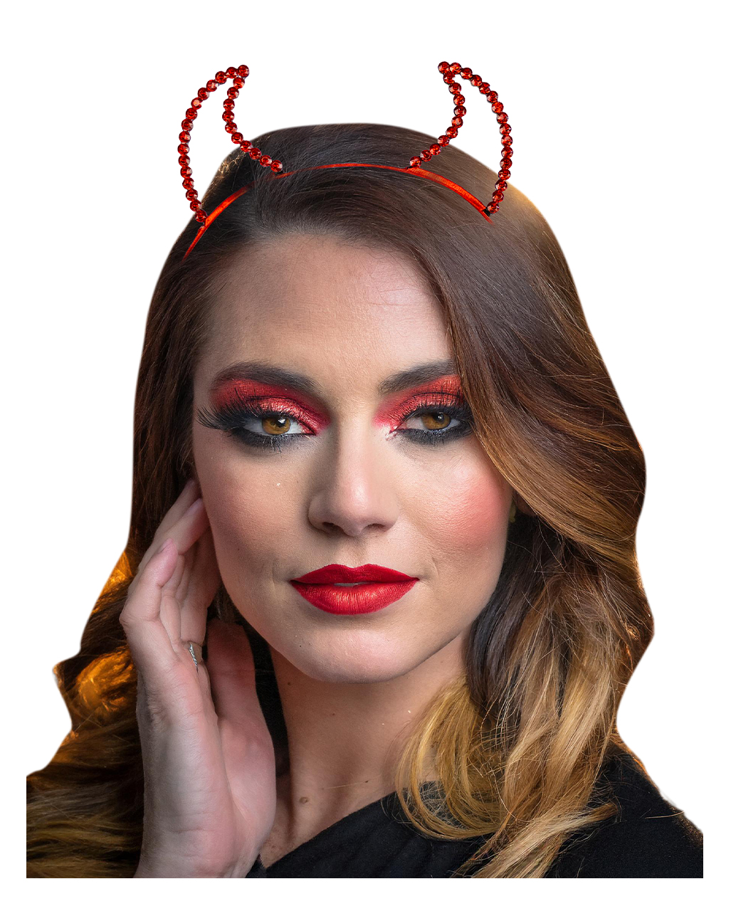 Teufels Haarreif mit Glitzersteinchen | Halloween Kopfschmuck | Horror ... Teufels Haarreif mit Glitzersteinchen | Halloween Kopfschmuck | Horror ...