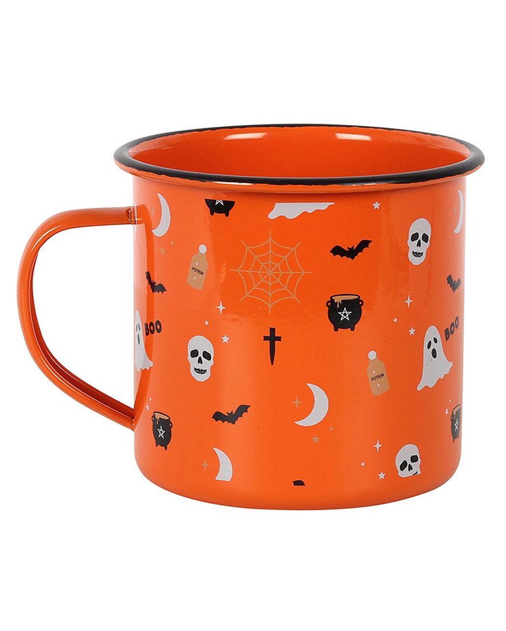 Halloween Emaille Tasse für die Gruselnacht kaufen!
