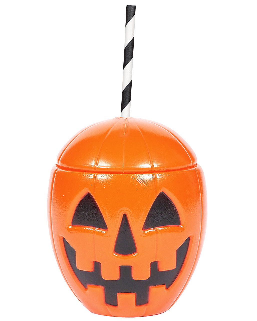 Pumpkin Drinking Cup With Lid for Halloween