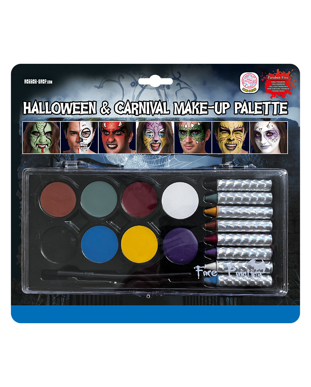 Leichtes Halloween Make Up Herren