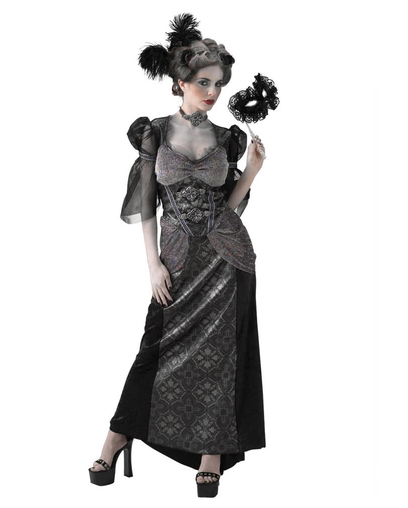 black gown costume