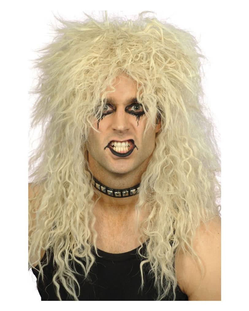Hard Rocker Wig Blonde Teased Mullet For Rockstars Horror Shop Com