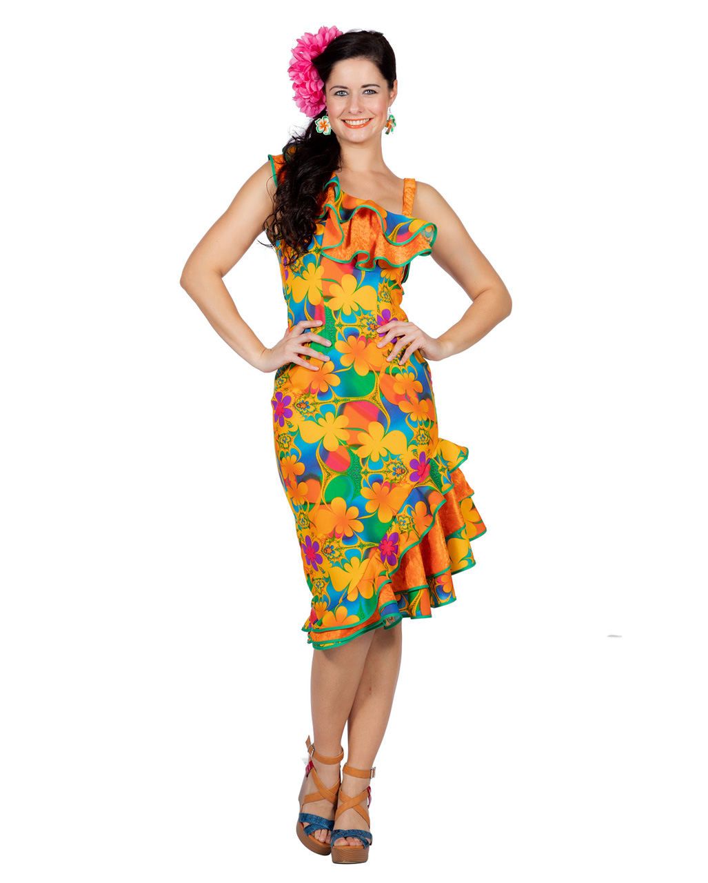 Pineapple Party Smocked Tube Hawaiian Dress in Slate – Paradise Clothing Co