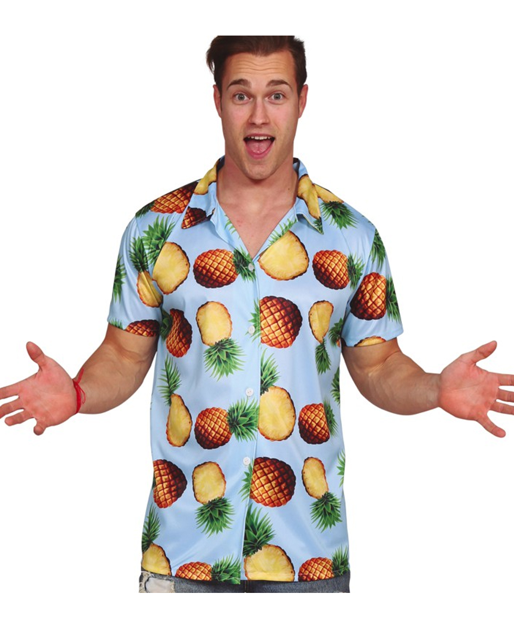 kalkoen Auckland Sympton Hawaii Shirt With Pineapple for beach & theme party | Horror-Shop.com