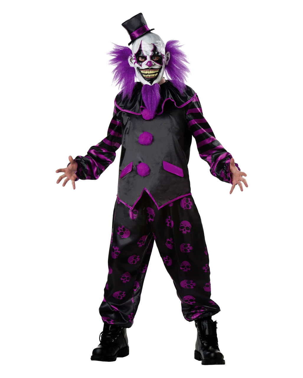 Horror clown costume with mask | Horror panel | Horror-Shop.com
