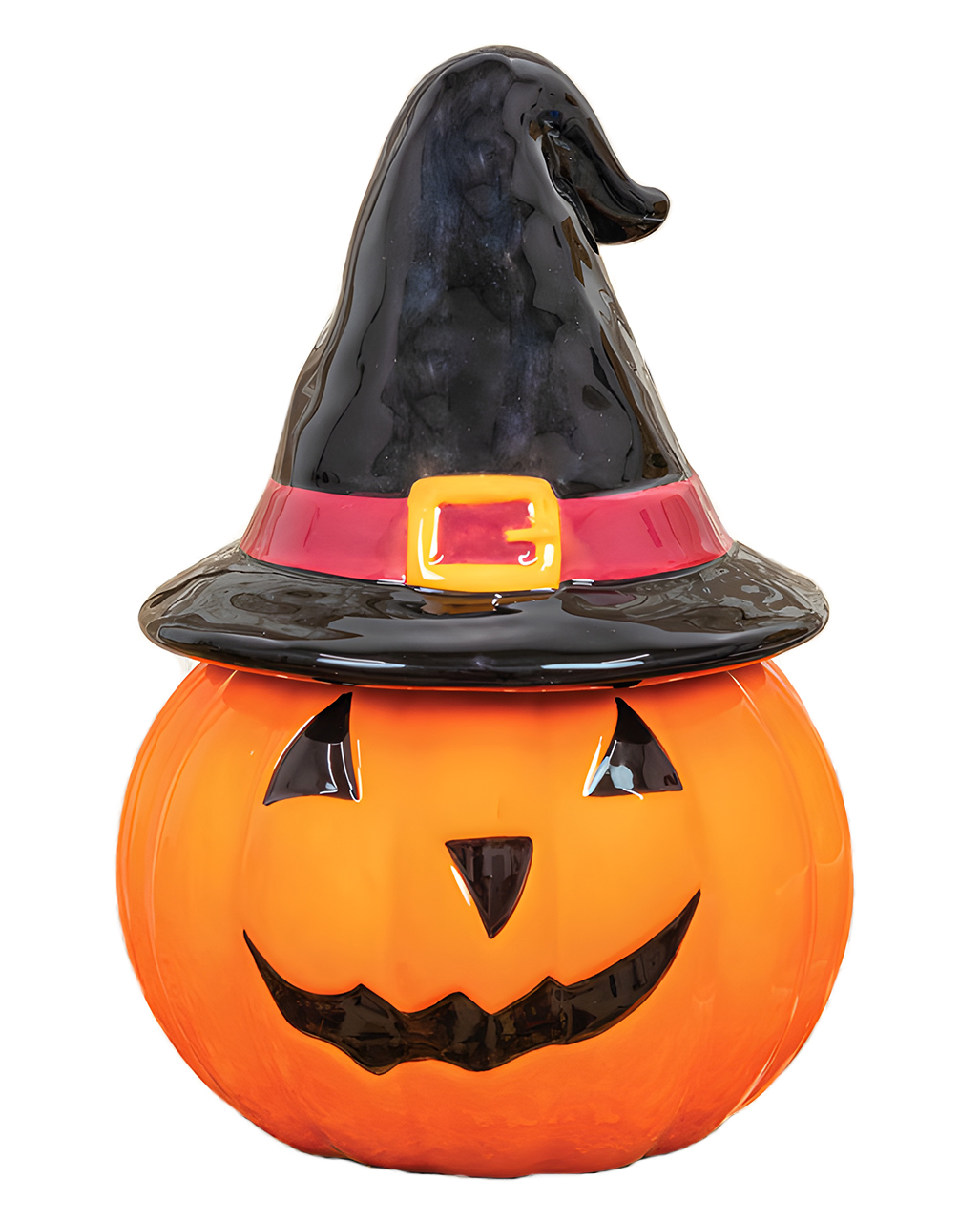 Jack O&amp;#39;Lantern mit Hexenhut Keksdose | Halloween Homeware | Horror-Shop.com