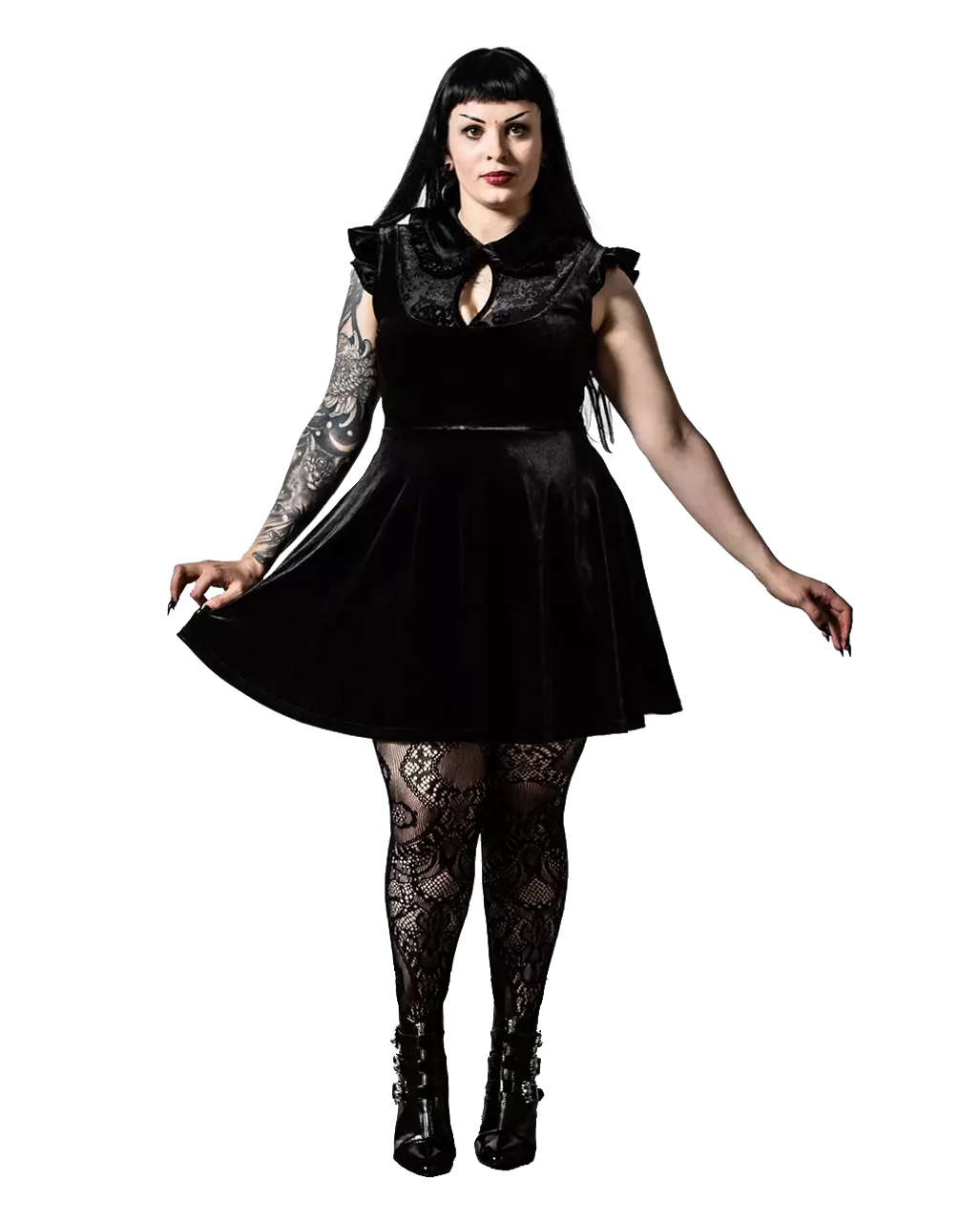 KILLSTAR Amaymon Collar Dress
