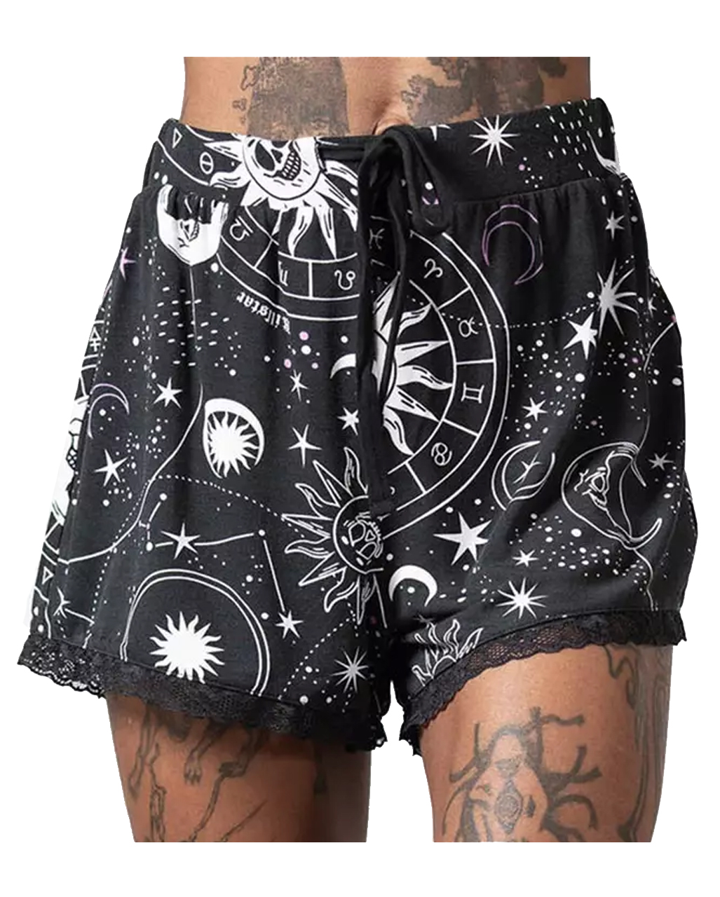KILLSTAR Cosmos Shorts ☆ Gothic nightwear | Horror-Shop.com