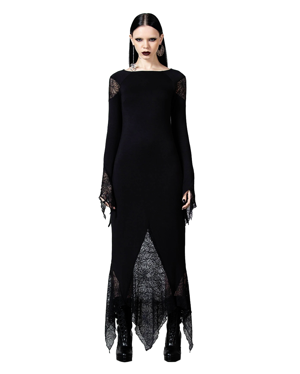 KILLSTAR Spiderella Dress | Find Gothic Fashion  | Horror-Shop.com