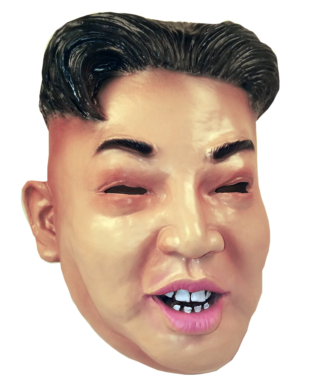 Herren Diktator Kostüm Maske Kim Jong Un Voller Kopf Latex Maske von Smiffys Neu 