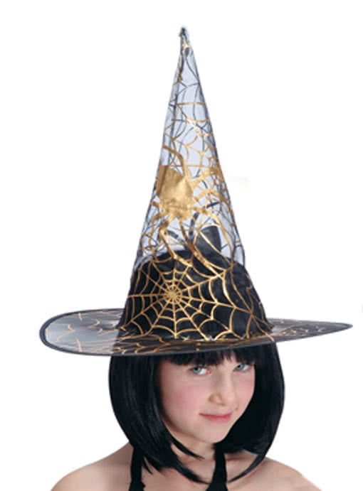 Child Witch Hat with Spider Detail Witch Hats for Children Witch