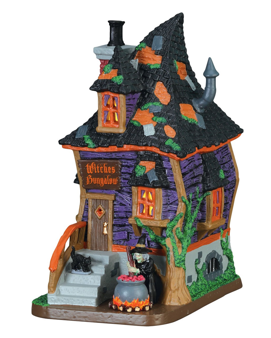 Lemax Halloween ~ outlet The Witch's Cottage ~ Spooky Town