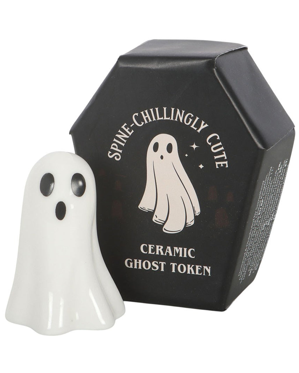 Mini Ceramic Ghost In A Coffin 6cm Gifts | Horror-Shop.com