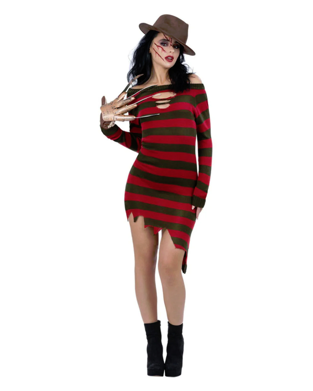 Miss Freddy Krueger Costume For Halloween Horror