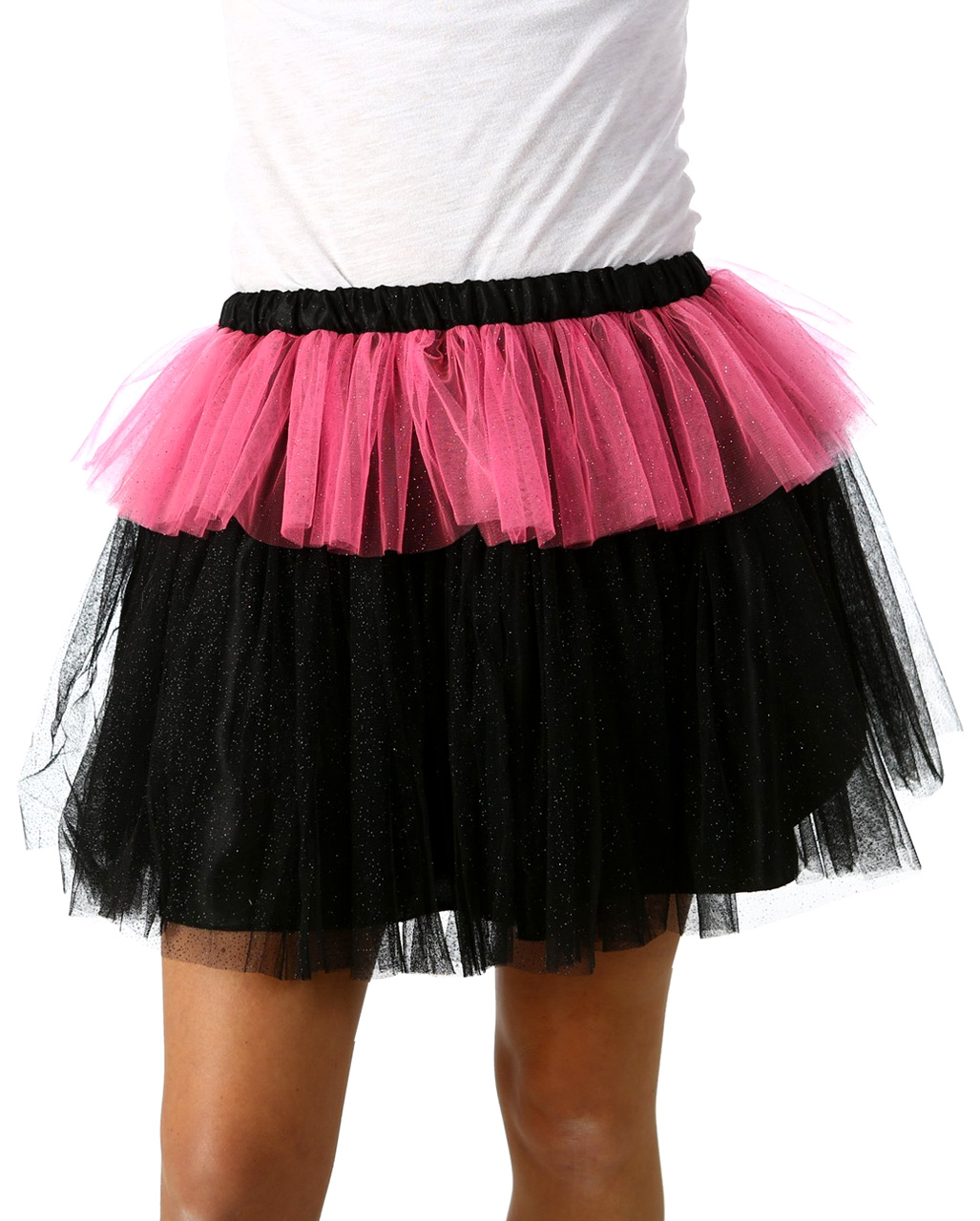 Womens 1980s Black Tutu Skirt Fancy Dress Accessory Carnival Party One Size 