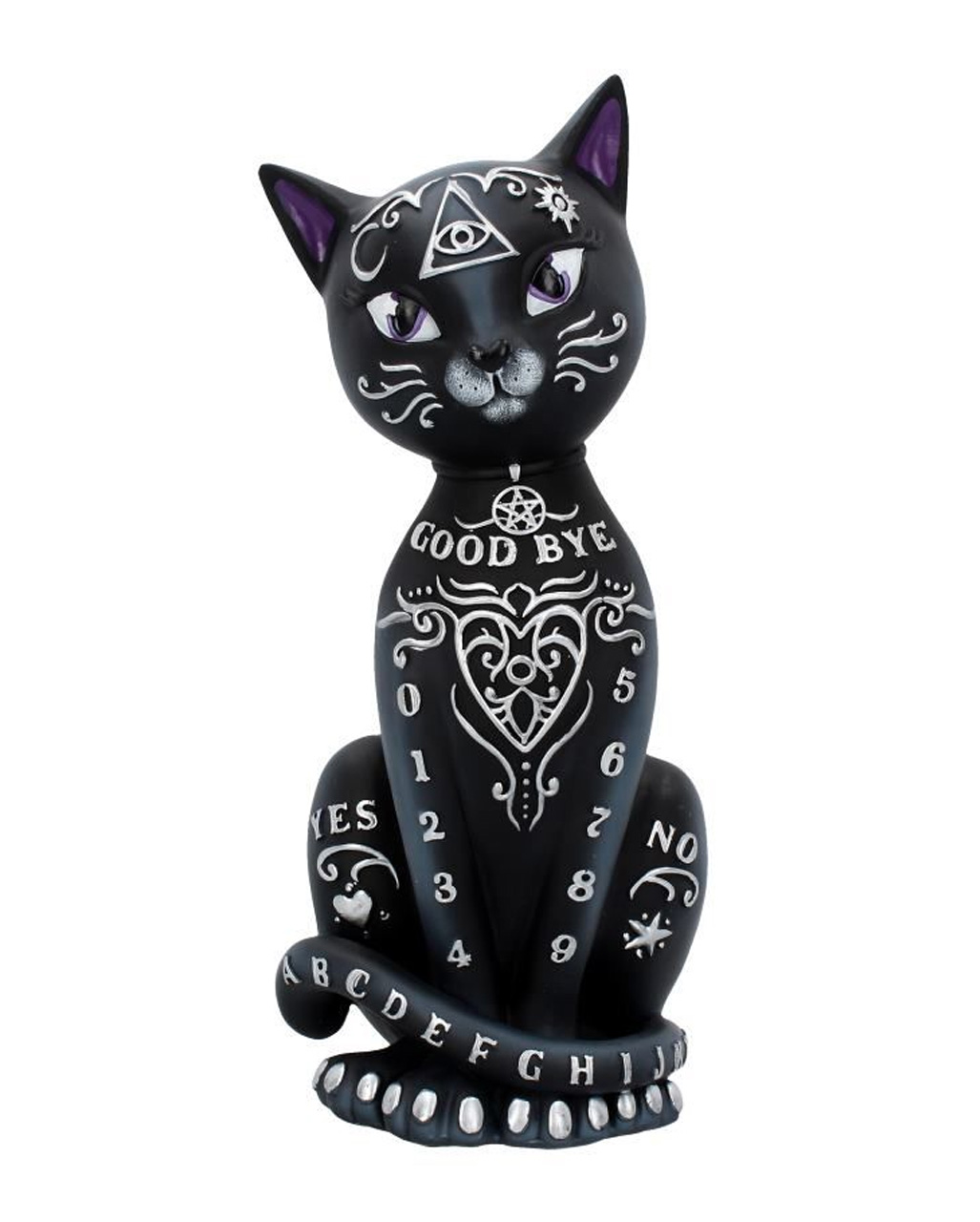 Mystic Ouija Katzenfigur 26cm als Geschenkartikel