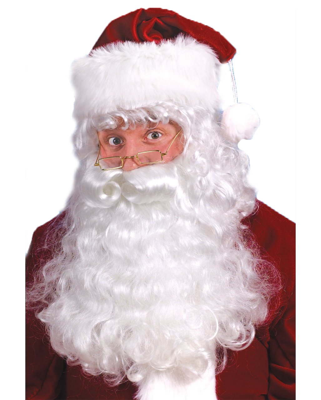 Nikolaus Weihnachtsman-Set Perücke Bart Augenbrauen Santa Claus