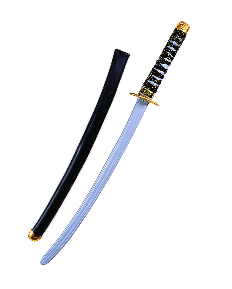 X4 Plastic Ninja Swords With Scabbards Ideal For Childs Roleplay/Fancy Dress 