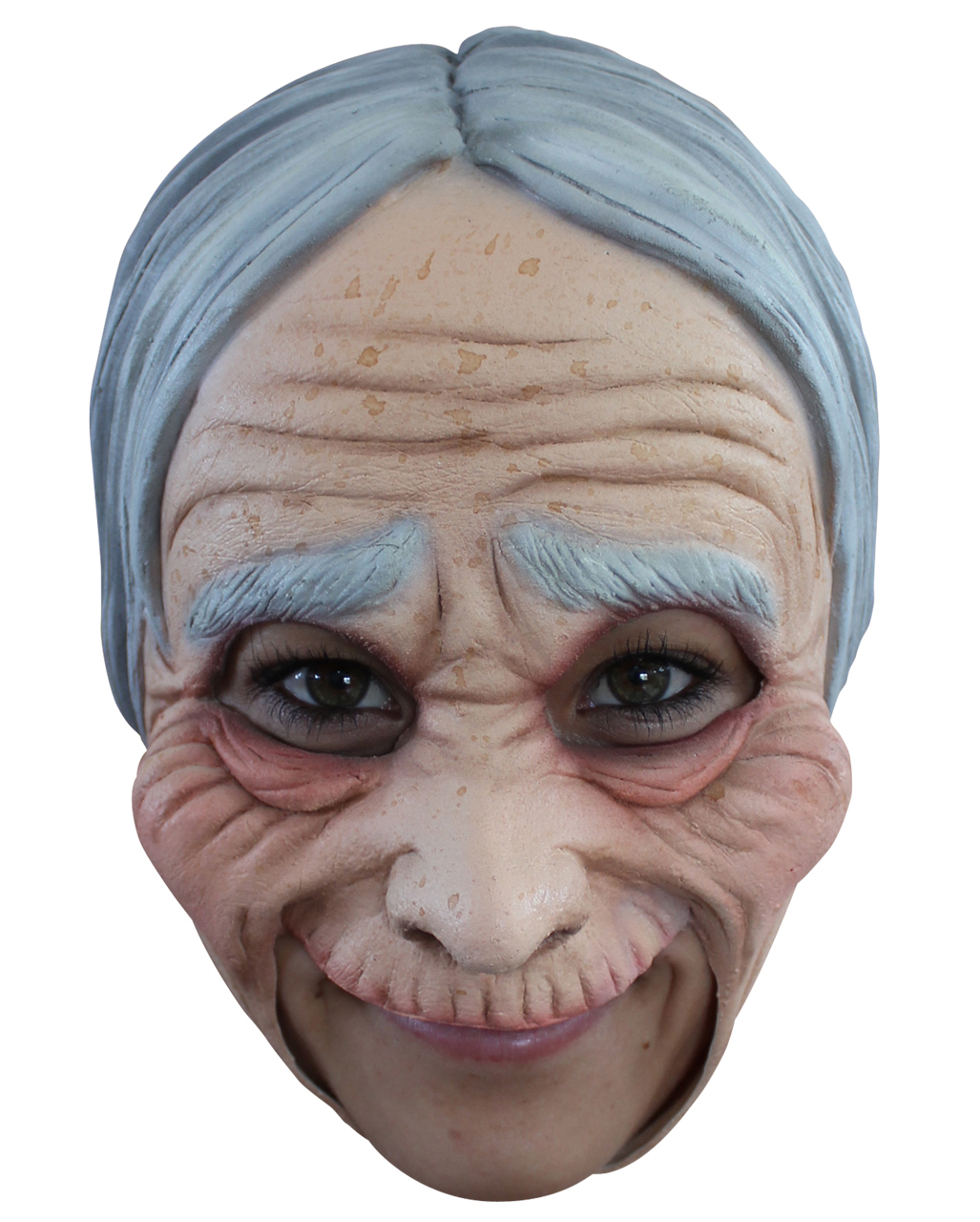 Oma Maske mit Falten für Fasching | Horror-Shop.com