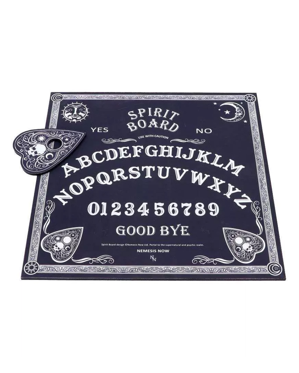 Schwarz Hexenbrett mit detaillierten Anweisungen Ouija Board 