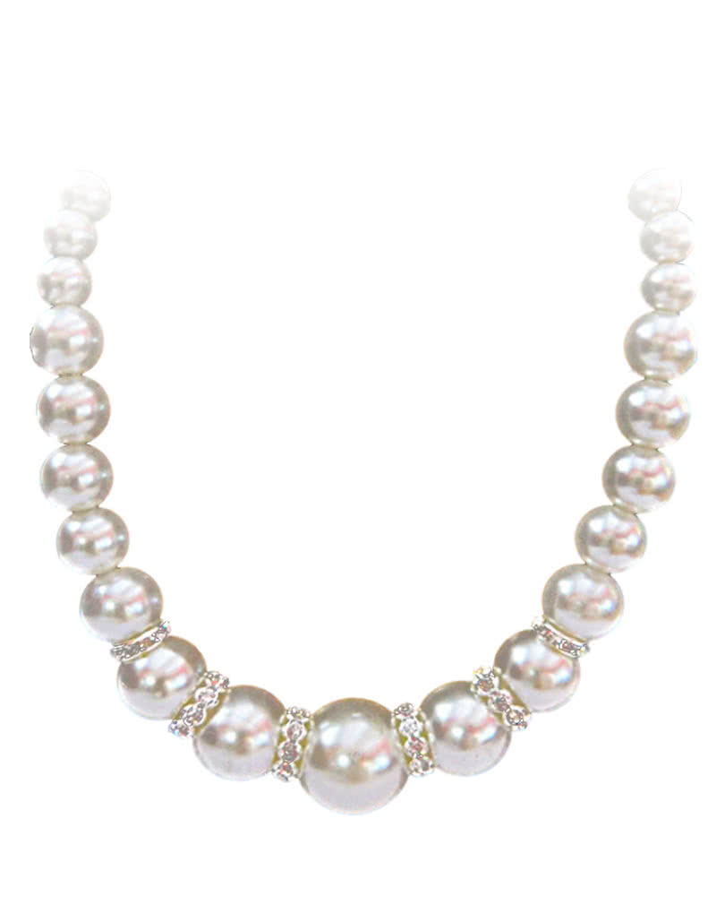 Kette Halskette Perlenkette Acryl Rauten Perlen schwarz rot  382g 