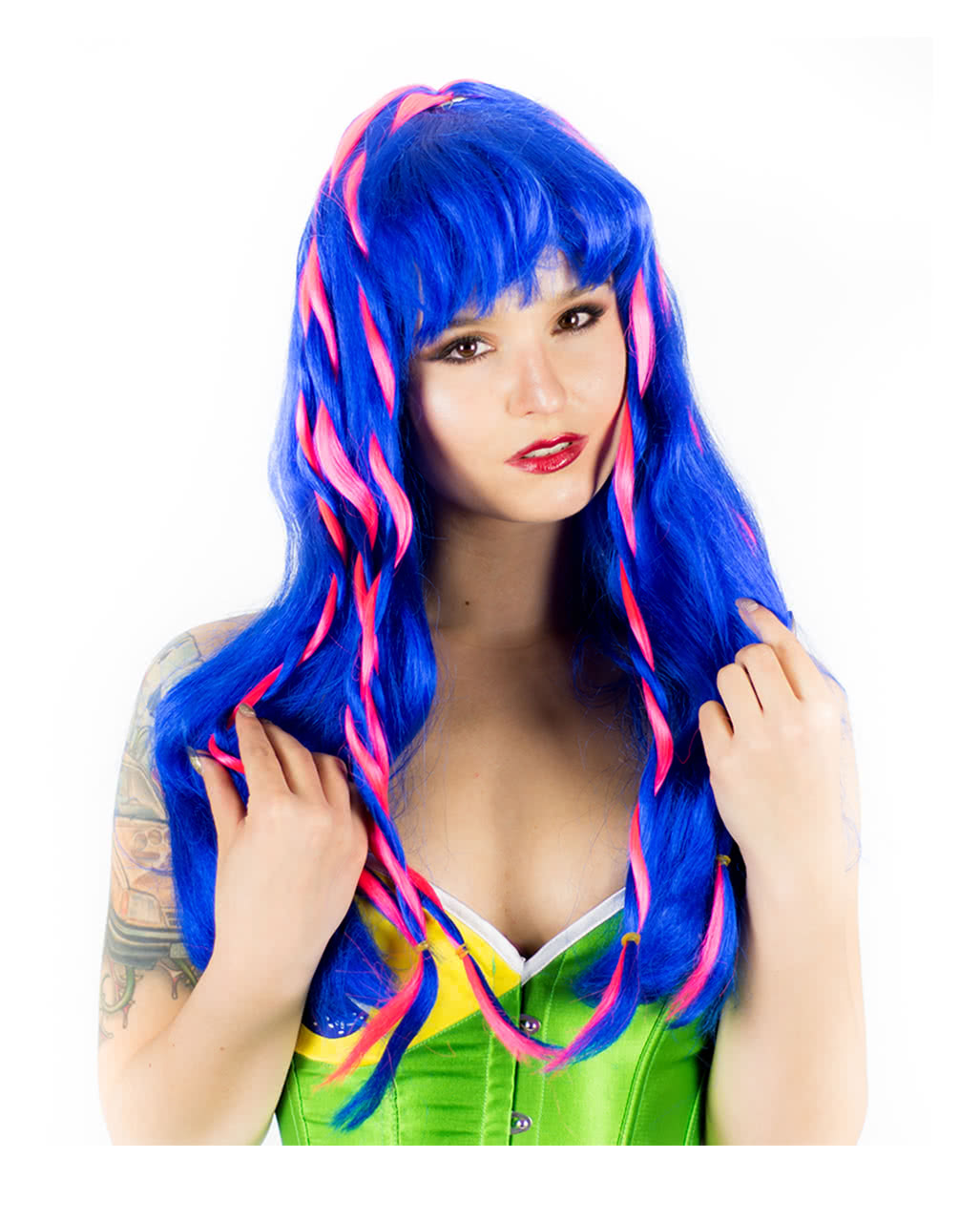 Cyber Pop Zoe Cosplay Wig Dread WIG Wild Hair Festival Dreads Cyber Gothic ...