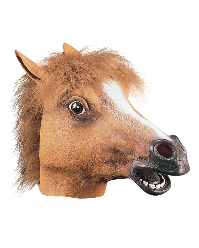 Horse Mask Made Of Latex Stallion Mask | Animal Mask | Horror-Shop.com
