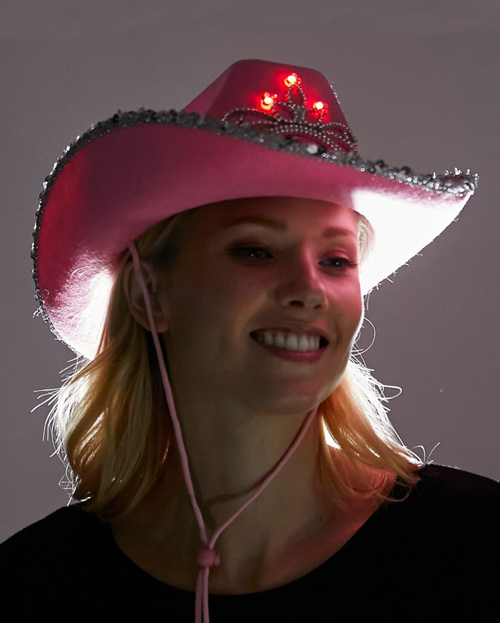 Pink Cowgirl Hat With Glow Effect Order NOW ✓