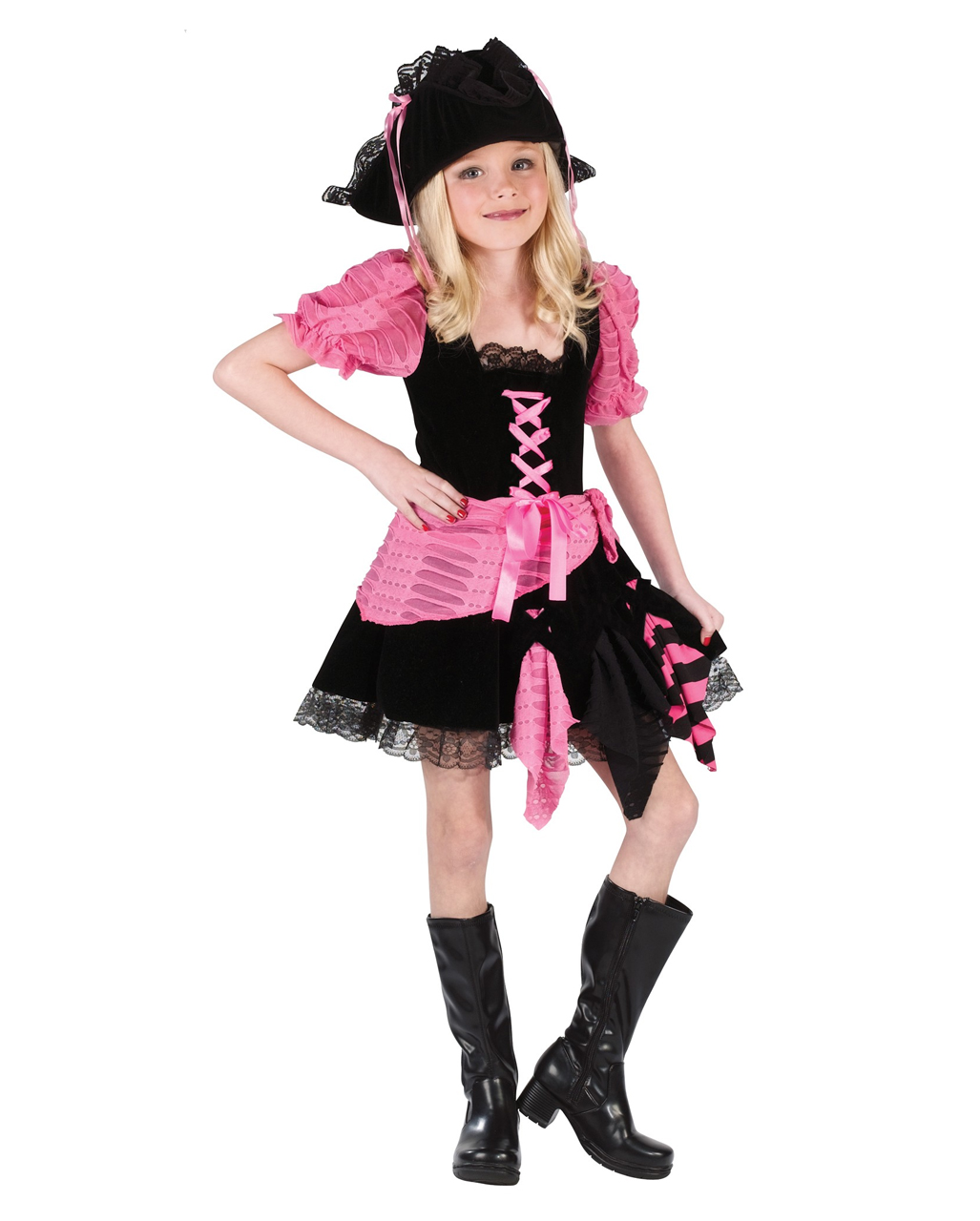 Kinder Kostüm Piratenmädchen Piratin Karneval Fasching WIL 