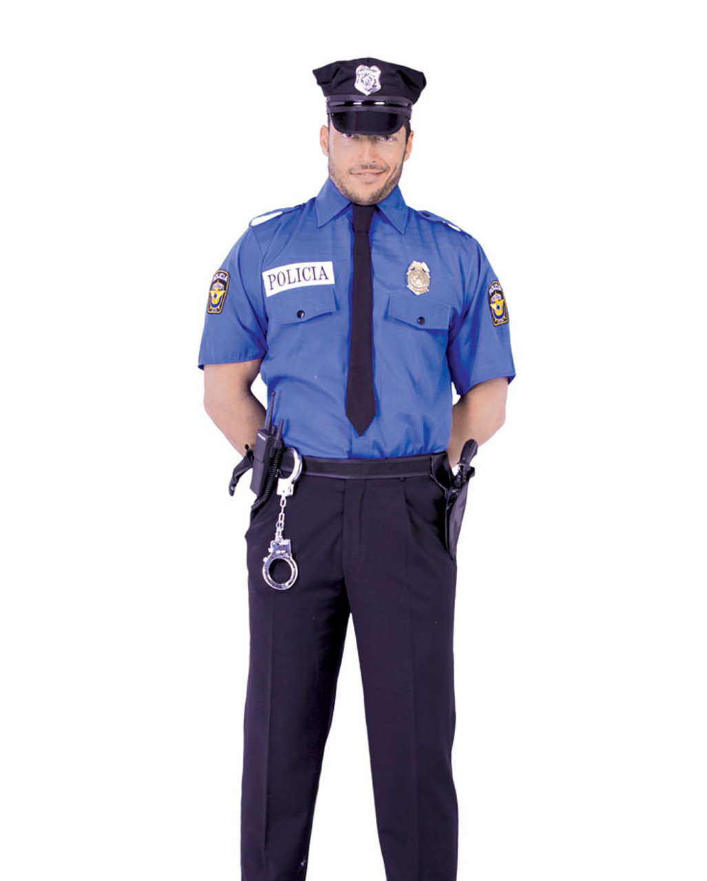 US POLICE UNIFORM NEU 2XL XL Kostüm COP M HEMD GR: S Police Polizei L 