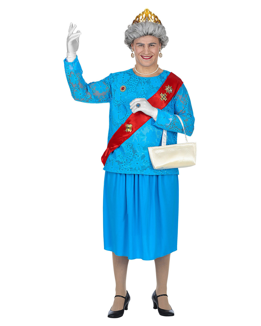 Queen Elizabeth Men Costume for carnival
