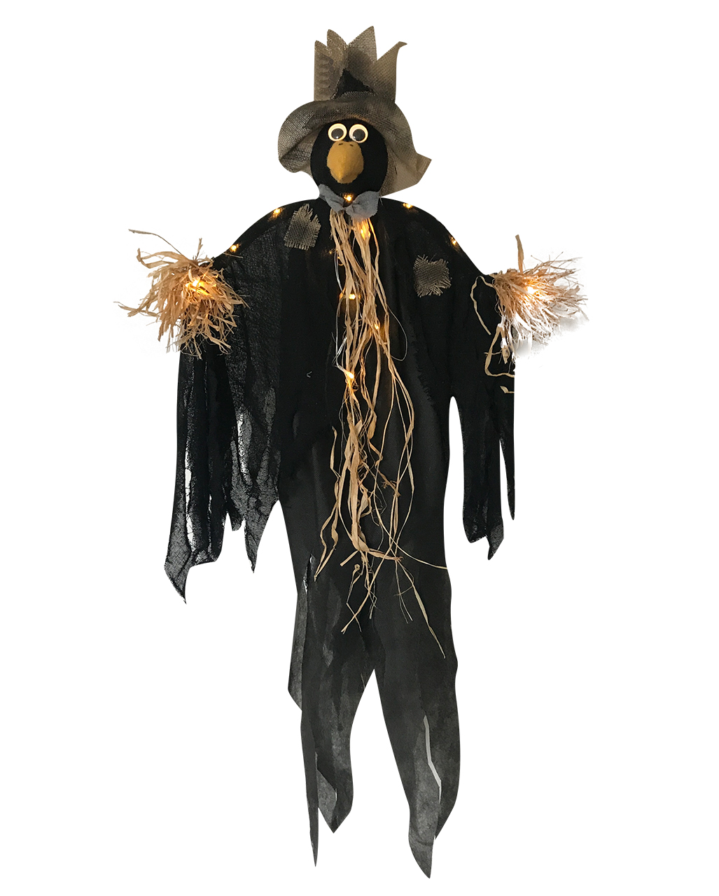 Raven Scarecrow With LED Lighting ★ | horror-shop.com