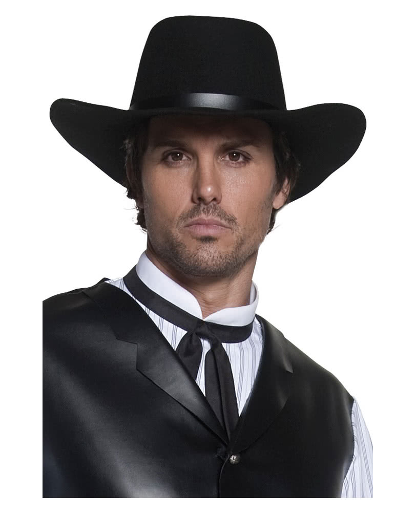 Revolverheld Hut schwarz, Cowboyhut für Fasching kaufen
