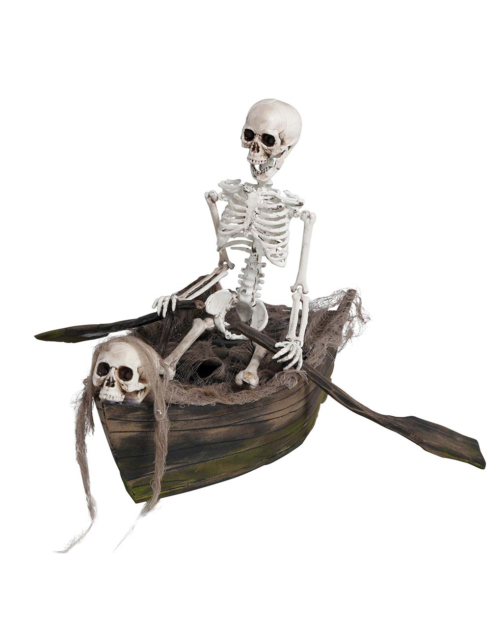 Rowing Skeleton In Boat Animatronic Halloween decoration | Horror ...