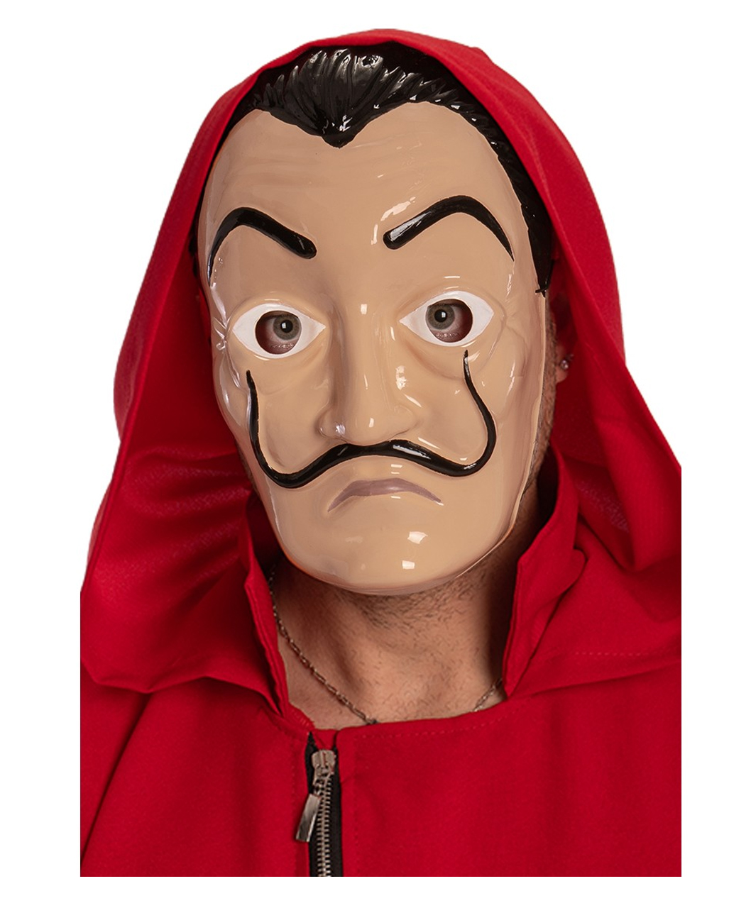 grill Feat air Salvador Dali Mask Money Heist Mask for Halloween | Horror-Shop.com